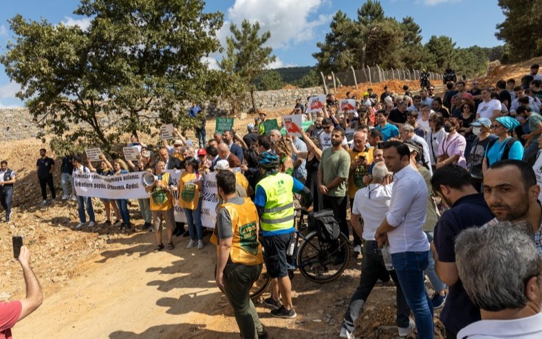 Aydos Ormanı’na Millet Bahçesi projesine tepkiler sürüyor