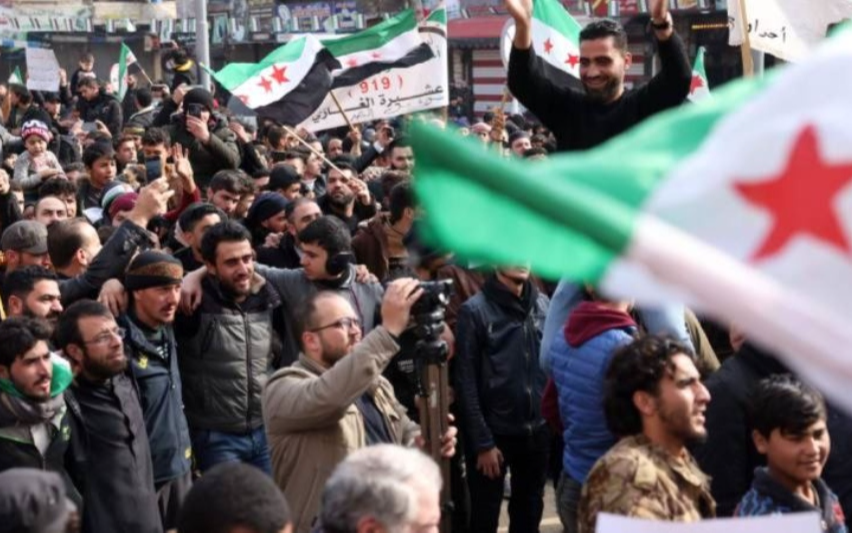 Ankara-Şam görüşmesi, Suriye’de protesto edildi