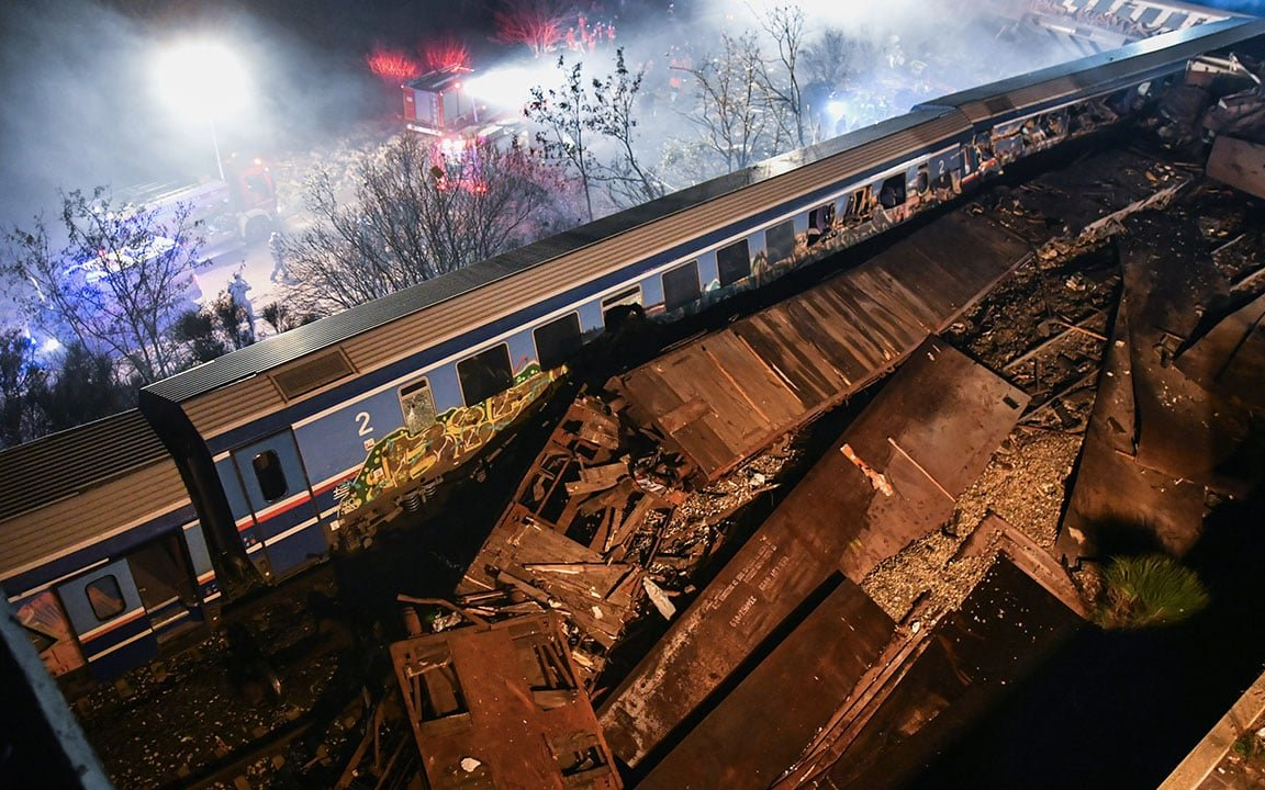 Yunanistan'da tren kazası: 29 ölü, 85 yaralı