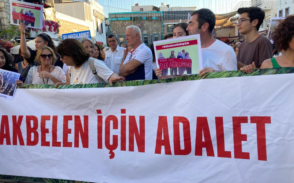 Bodrum'dan Akbelen direnişine destek: 'Yaşamı savunacağız'