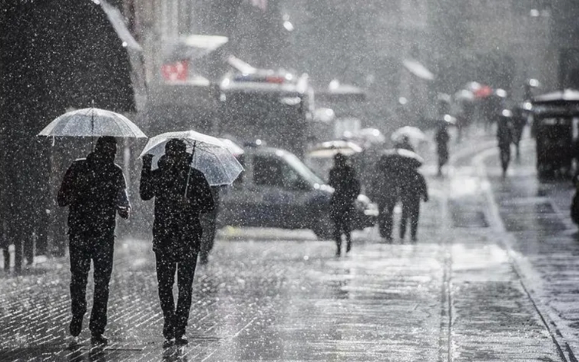 Meteoroloji'den kuvvetli sağanak yağış uyarısı