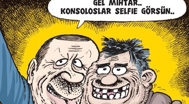 Muhtarlardan Leman'a suç duyurusu: Karikatürdeki muhtar Abdullah Öcalan'a benziyor