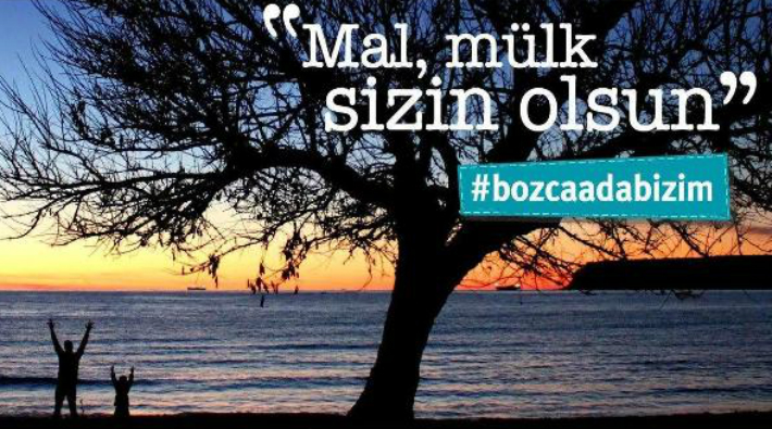 Bozcaada'nın bakir koylarının kiralanmasına tepki: #bozcaadabizim