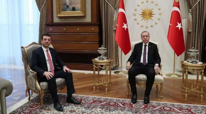 İBB Başkanı Ekrem İmamoğlu, Erdoğan'ı karşıladı