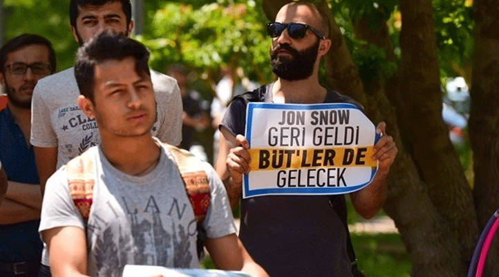 Akdeniz Üniversitesi öğrencileri: Jon Snow geri geldi 'bütler' de gelecek