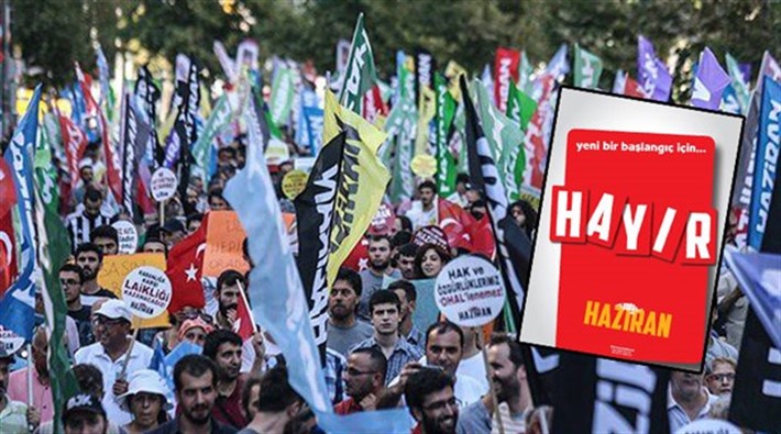 İstanbul’da ‘Hayır’ etkinliği afişi asan HAZİRAN’cılar gözaltına alındı!