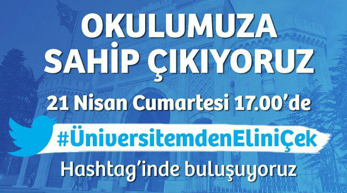 İstanbul Üniversitesi öğrencileri bölünmeye karşı Twitter'da buluşuyor
