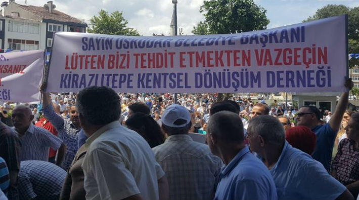 Bakana tepki: 'İşgalci değil halkız, Kirazlıtepe'ye dokunma'
