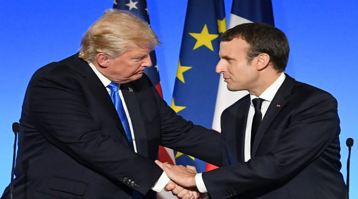 Macron ABD'nin Suriye'den çıkmaması konusunda ısrarcı