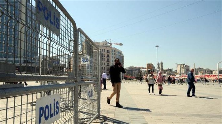 Taksim'de 1 Mayıs ablukası	